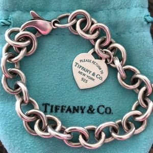 Tiffany & Co. Blue Enamel Return To Bracelet